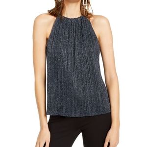 INC International Concepts Women's Petite Shine Halter Top